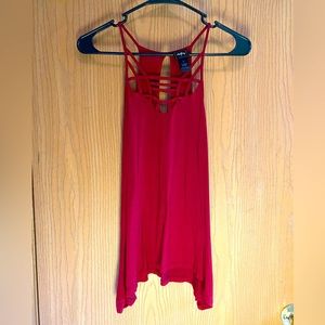 Red Strappy Top